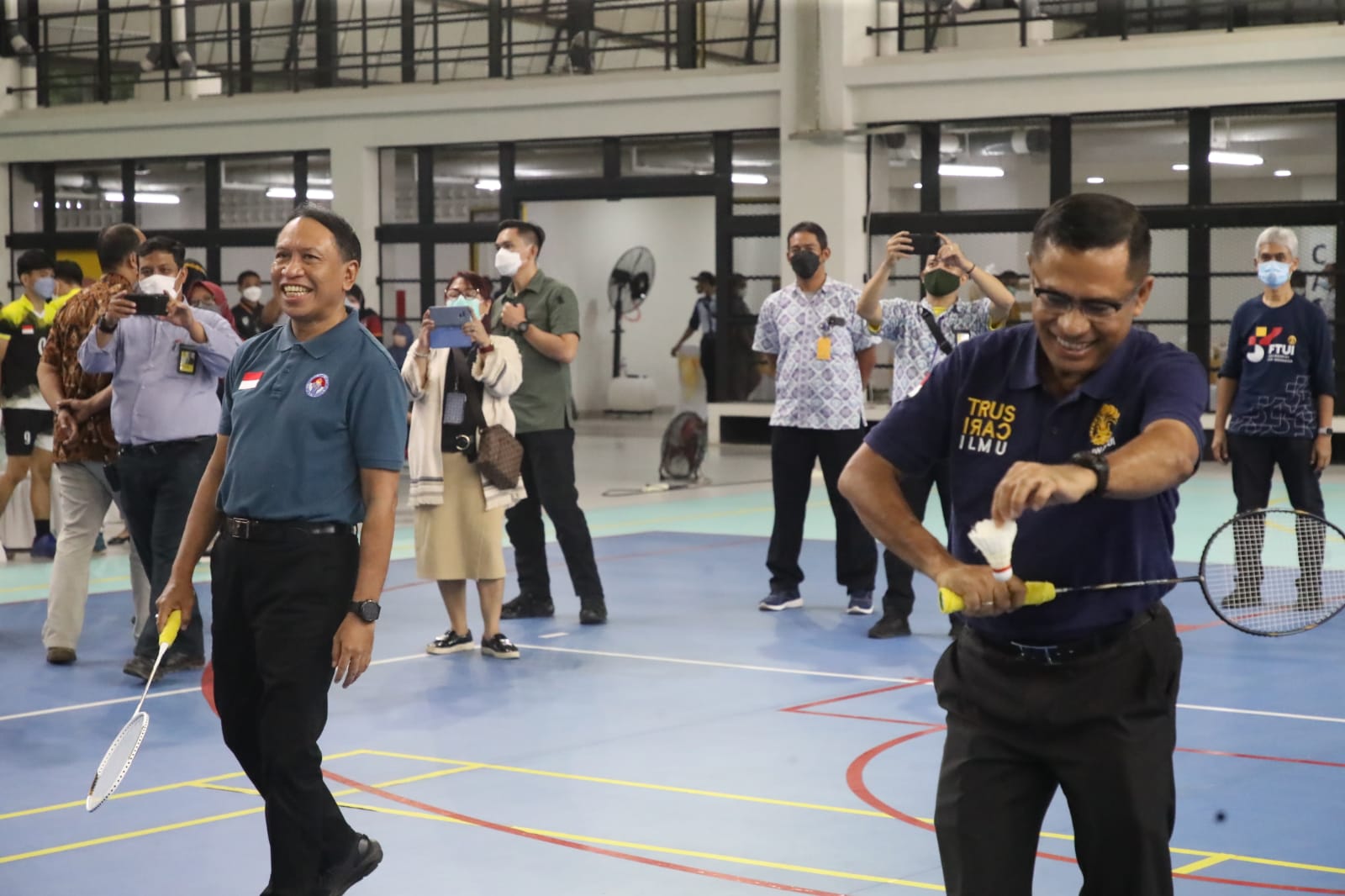 Resmikan Gedung Sarana Olahraga Ui Menpora Amali Harap Ui