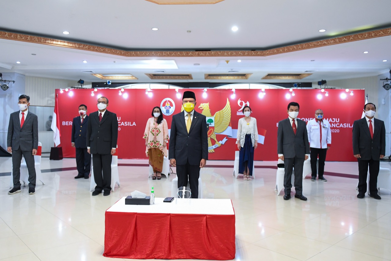 Menpora RI Dengan Khidmat Ikuti Upacara Hari Kesaktian Pancasila Tahun 2020