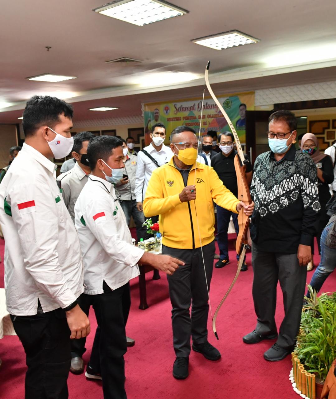 Menteri Pemuda dan Olahraga Republik Indonesia (Menpora RI) Zainudin Amali memberi apresiasi kepada Pemprov Kepri, KONI Kepri, dan Perpani Kepri yang  menjadikan panahan olahraga unggulan. Hal itu disampaikan Menpora RI saat memberikan arahan Pelatihan Wa