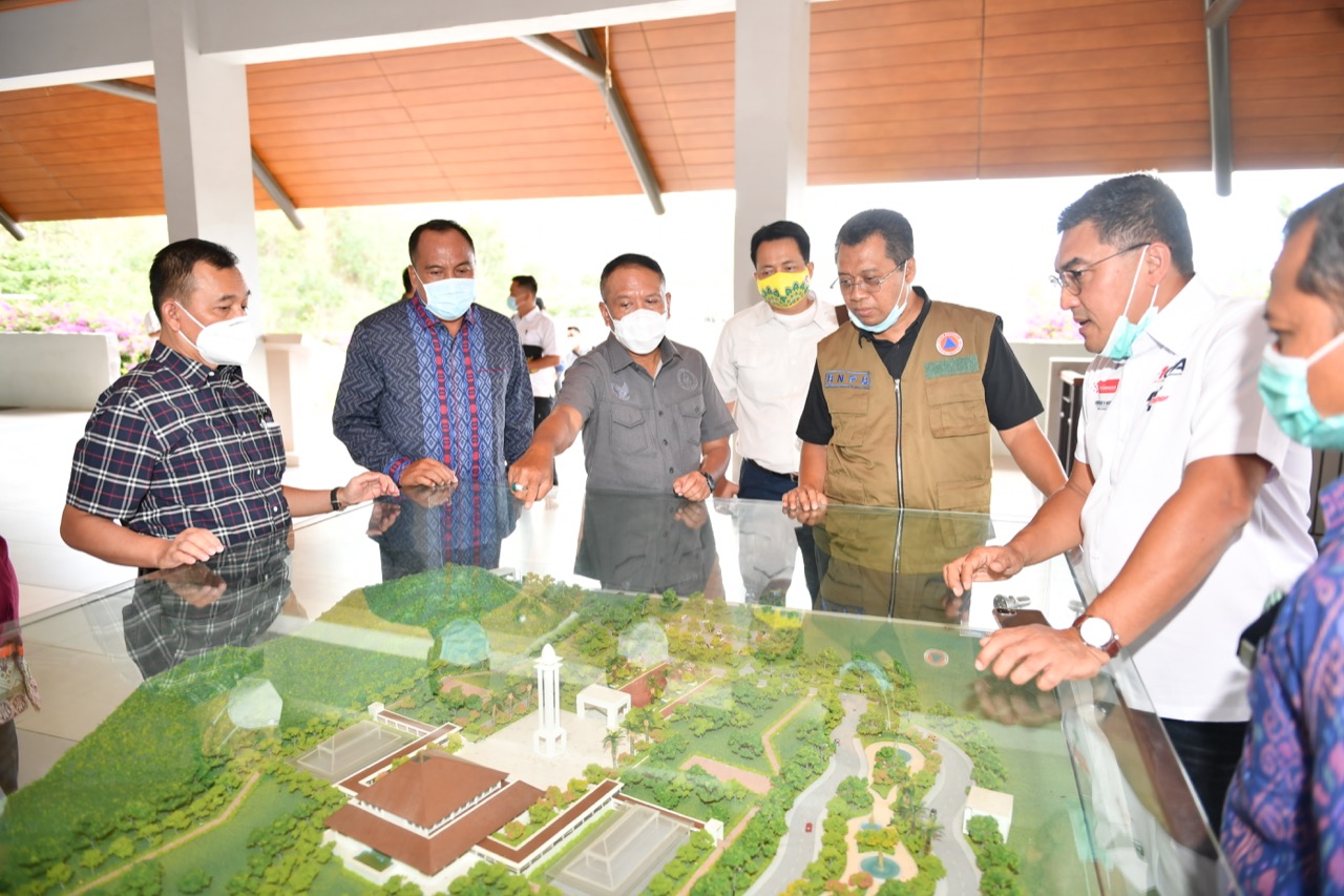 Kunjungan Kerja Menpora RI Meninjau Pembangunan Sirkuit Moto GP Mandalika 2021