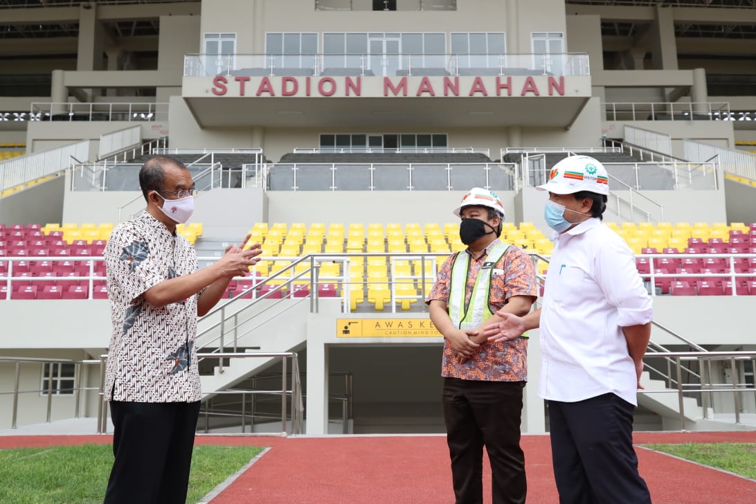 Kementerian Pemuda dan Olahraga Republik Indonesia (Kemenpora RI) optimis dan mengapresiasi dengan progres renovasi stadion-stadion utama dan stadion pendukung di beberapa kota di Indonesia. Hal ini disampaikan Sesmenpora Gatot S Dewa Broto saat meninjau