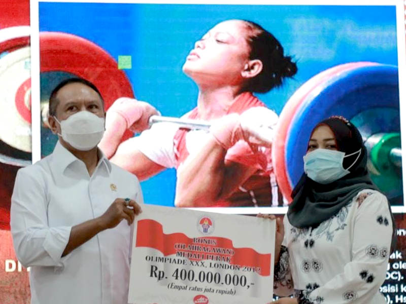 Menpora RI Beri Bonus Citra Febrianti Rp 400 Juta