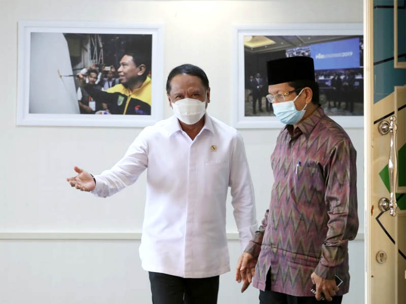 Menpora Terima Kunjungan Imam Besar Masjid Istiqlal.