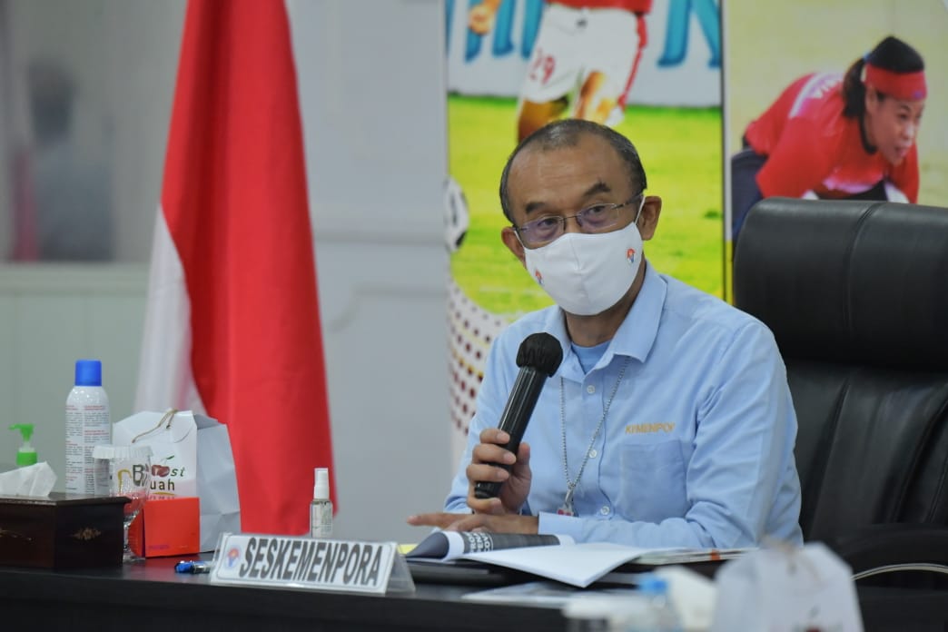 Kementerian Pemuda dan Olahraga (Kemenpora) kembali melakukan rapat koordinasi terkait rekomendasi izin kejuaraan tiga cabang olahraga (tinju, panahan dan sepeda BMX). Rapat dipimpin langsung oleh Sesmenpora Gatot S Dewa Broto bersama perwakilan panitia d