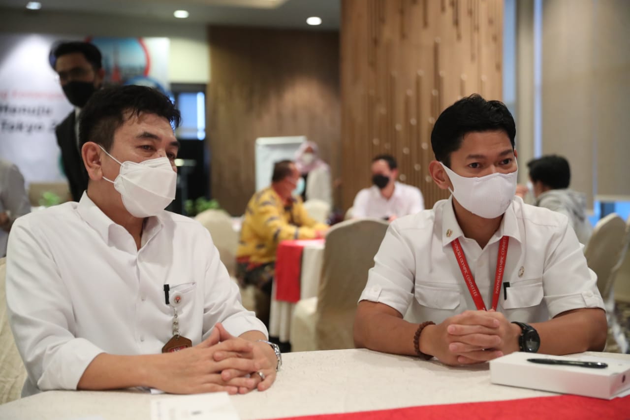Pemerintah melalui Kementerian Pemuda dan Olahraga Republik Indonesia (Kemenpora RI) dipastikan memberikan dukungan kepada para atlet dan cabang olahraga yang akan mengikuti event olahraga internasional olimpiade dan paralimpiade di Tokyo, Jepang 2022 men