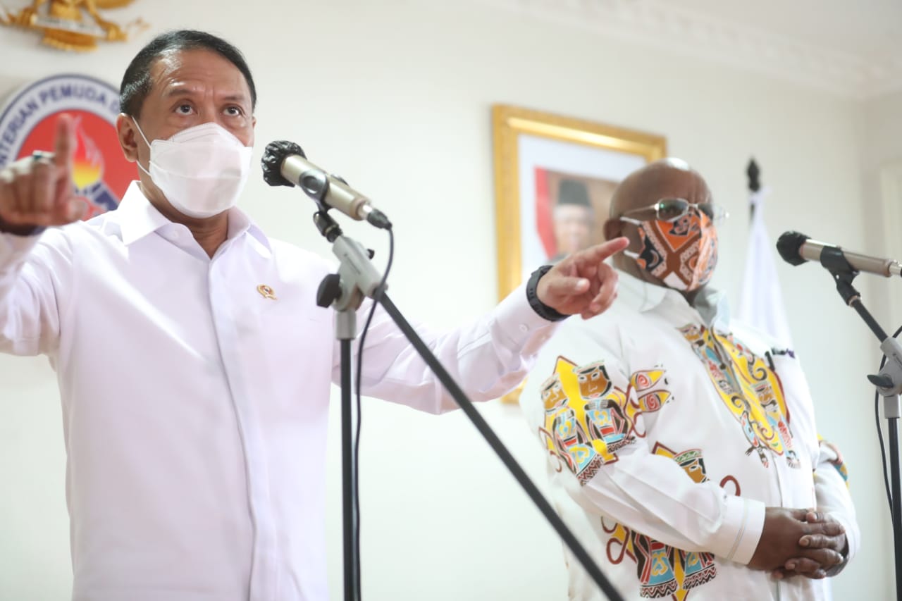 Menteri Pemuda dan Olahraga (Menpora) Zainudin Amali mendukung dua atlet Skateboard Indonesia yang lagi berlatih dan mengikuti kompetisi di Amerika sebagai bekal memperebutkan tiket menuju Olimpiade Tokyo 2021. Hal itu disampaikan Menpora usai menerima Wa