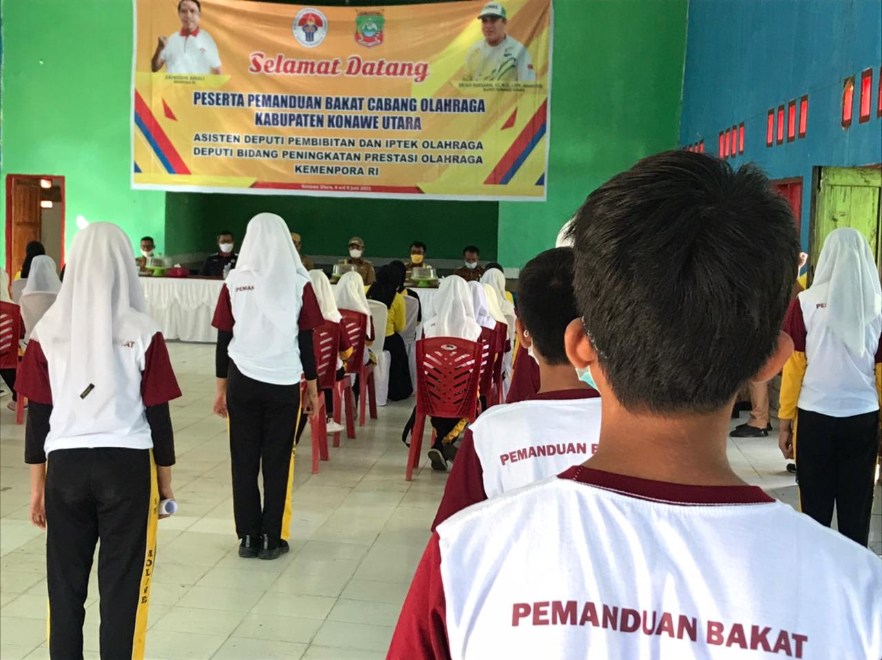 Kementerian Pemuda dan Olahraga Republik Indonesia (Kemenpora RI) melaksanakan kegiatan pemanduan bakat di Kabupaten Konawe Utara, Sulawesi Tenggara. Kegiatan ini merupakan salah satu program kegiatan pencarian atlet berbakat dari Asisten Deputi Pembibita