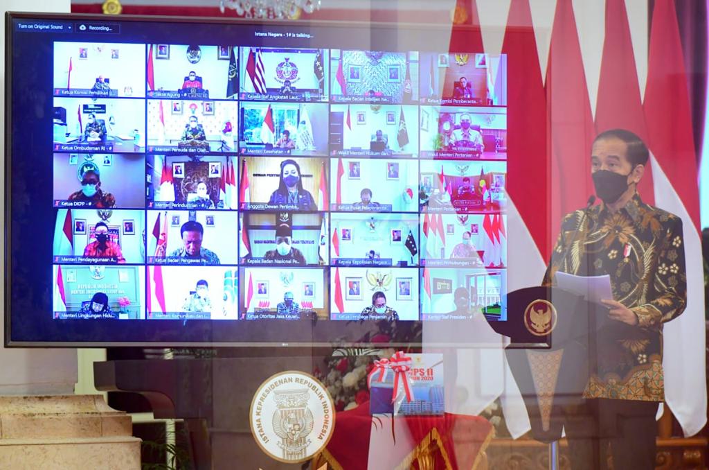 Menteri Pemuda dan Olahraga Republik Indonesia (Menpora RI) Zainudin Amali menghadiri Laporan Hasil Pemeriksaan atas Laporan Keuangan Pemerintah Pusat (LHP LKPP) dan Ikhtisar Hasil Pemeriksaan Pusat (IHPS) II serta penyerahan LHP Semester II Tahun 2020 se