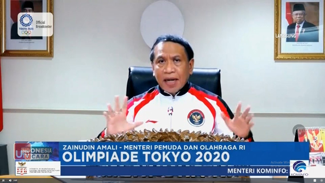Menteri Pemuda dan Olahraga Republik Indonesia (Menpora RI) Zainudin Amali optimis tim Indonesia bisa kembali mendulang medali di Olimpiade Tokyo 2020. Peluang tambahan medali sangat mungkin diraih oleh kontingen Indonesia, mengingat beberapa cabang olahr