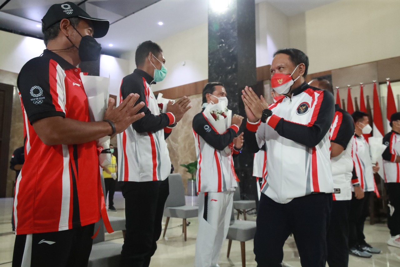 Menteri Pemuda dan Olahraga Republik Indonesia (Menpora RI) Zainudin Amali memastikan semua atlet, pelatih dan ofisial yang berangkat ke Olimpiade Tokyo 2020 akan mendapat apresiasi dari pemerintah. Terutama para atlet yang sudah menyumbangkan medali untu