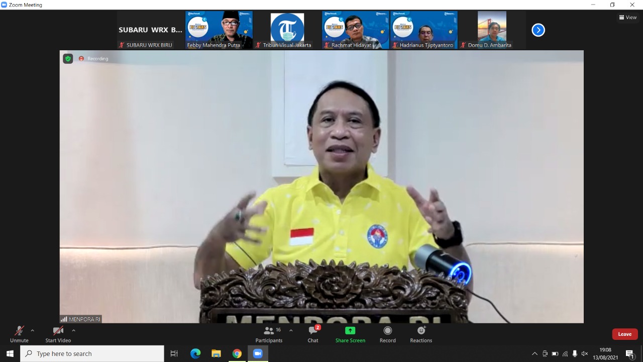 Menteri Pemuda dan Olahraga  (Menpora ) Zainudin Amali mengatakan bahwa prestasi yang berjalan sekarang by accident. Menurutnya, cara seperti itu tidak akan langgeng dan tidak akan berkesinambungan. Karena itu kita butuh  Grand Design Olahraga Nasional se