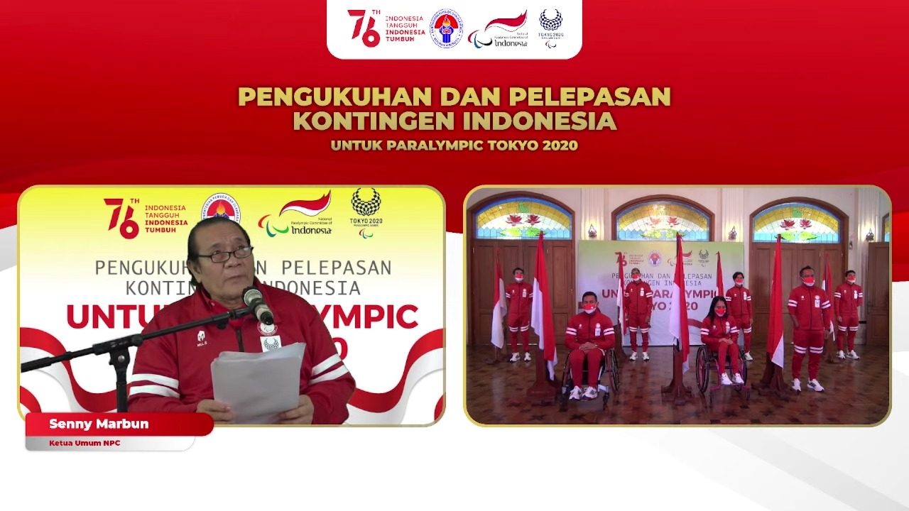 Ketua Umum National Paralympic Commite (NPC) Indonesia Senny Marbun menyampaikan apresiasiasi dan ucapan terimakasih kepada Menteri Pemuda dan Olahraga Republik Indonesia (Menpora RI) Zainudin Amali atas perhatiannya terhadap para atlet paralimpiade selam