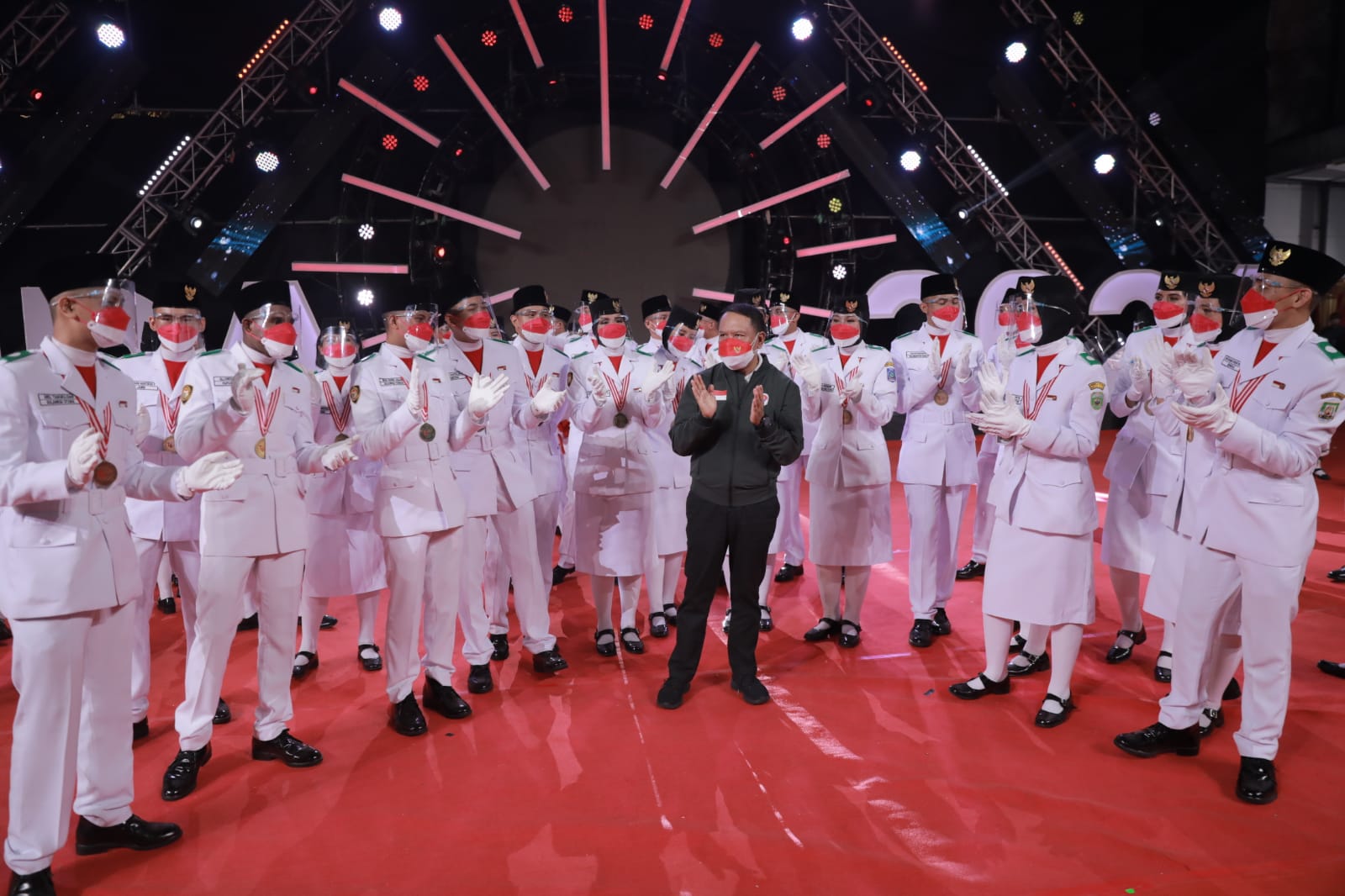 Menteri Pemuda dan Olahraga Republik Indonesia (Menpora RI) Zainudin Amali merasa bangga dan mengapresiasi hasil kerja keras ke-68 Pasukan Pengibar Bendera Pusaka (Paskibraka) yang telah usai menjalankan tugas mulia mereka pada peringatan HUT RI ke-76, mu