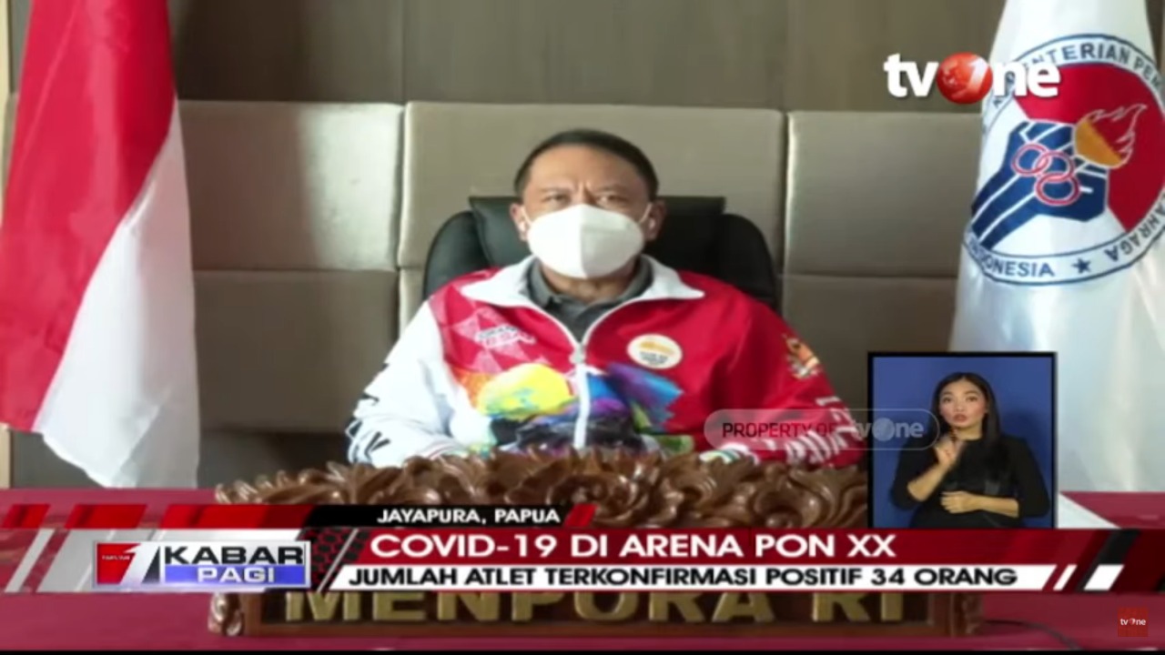 Menteri Pemuda dan Olahraga (Menpora RI)  menjelaskan bahwa sejak awal pembukaan hingga saat ini, penyelenggaraan PON XX Papua 2021 tetap berjalan lancar tanpa hambatan berarti. Hal itu disampaikan ketika menjadi narasumber Kabar Pagi TVOne, dari Swiss-Be