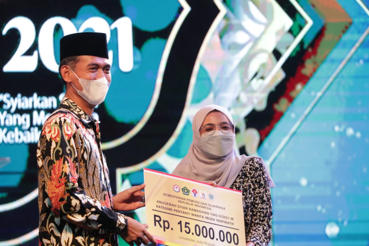 Anugerah Syiar Ramadan 2021 digelar di Auditorium Abdurrahman Saleh Gedung LPP RRI Jakarta, Jum'at (22/10). Kemenpora RI mendukung penuh bersinergi dengan penyelenggara KPI Pusat bersama MUI dan Kemenag RI. Ada 14 kategori dari 84 program yang disajikan o