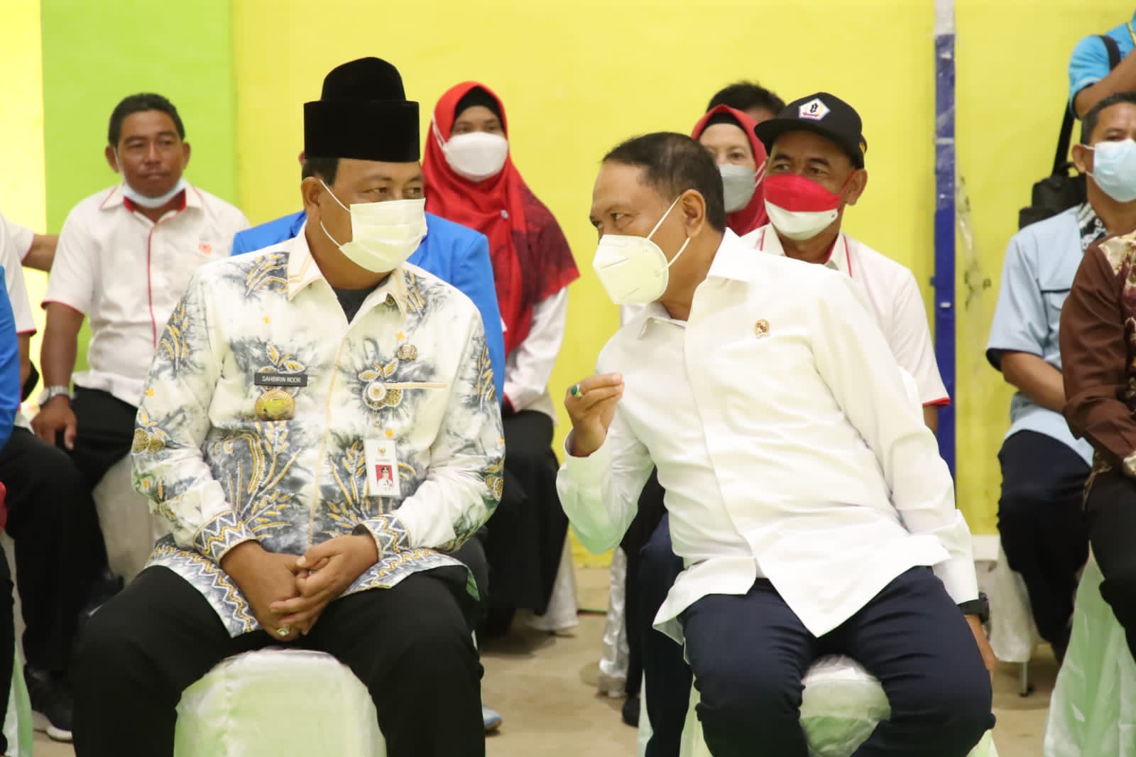 Gubernur Kalimantan Selatan Sahbirin Noor ucapkan terima kasih dan apresiasi kepada Menteri Pemuda dan Olahraga Republik Indonesia (Menpora RI) Zainudin Amali yang telah memberikan perhatian dan sekaligus meresmikan Gedung Olahraga (GOR) Setara sebagai be
