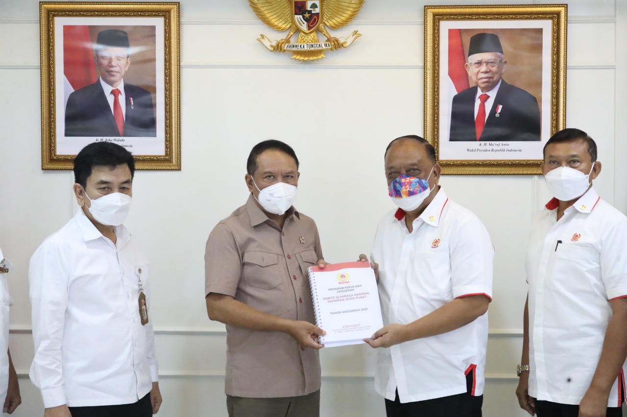 Menteri Pemuda dan Olahraga Republik Indonesia (Menpora RI) Zainudin Amali pastikan Kemenpora akan memberikan pendampingan dengan stakeholder olahraga terkait, termasuk dengan KONI Pusat untuk rencana program kerja KONI tahun 2022, asalkan semua dikoordin