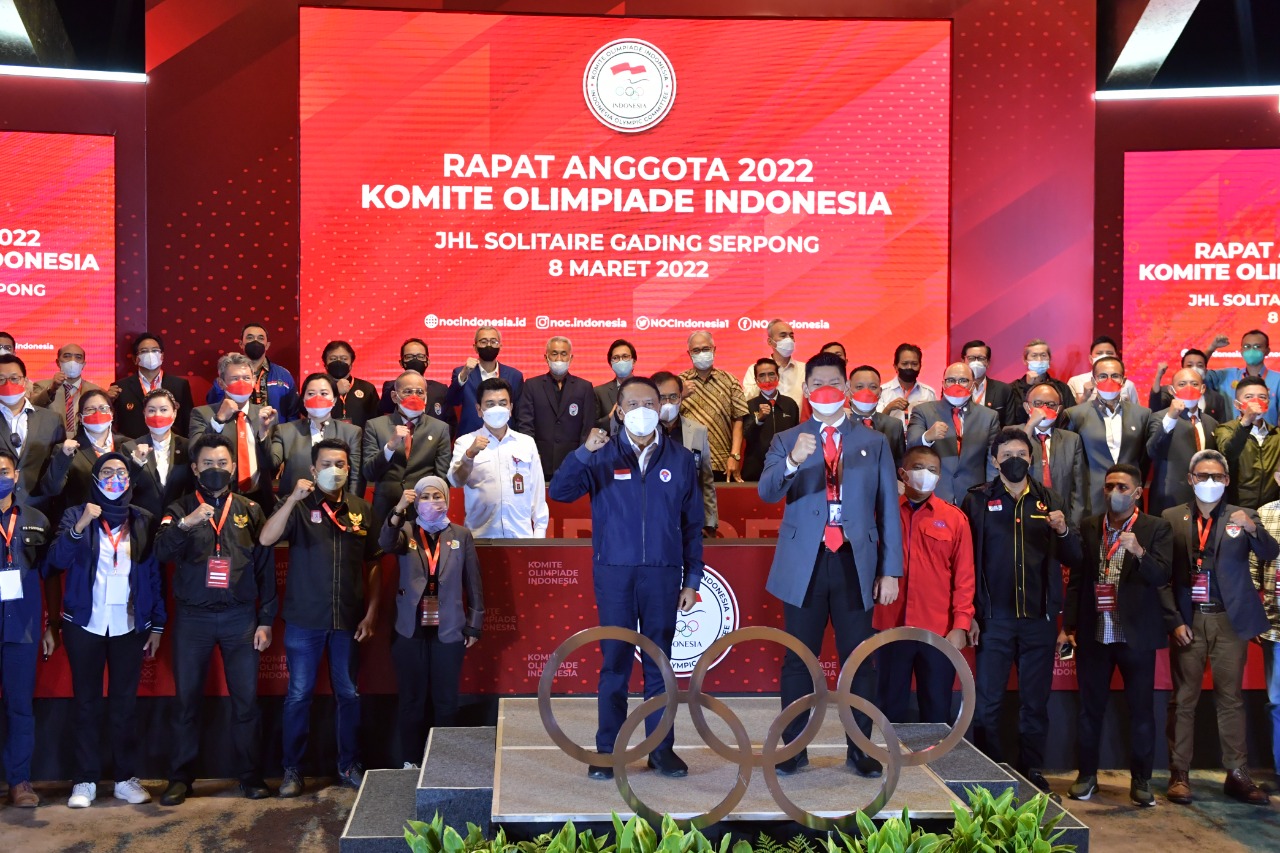 Ketua Komite Olimpiade Indonesia (KOI), Raja Sapta Oktohari berjanji akan bekerja ekstra keras, berjuang agar nama Indonesia lebih tersohor dan dikenal lagi di dunia olahraga internasional. Hal itu disampaikan Raja Sapta saat memberikan sambutan Rapat Ang