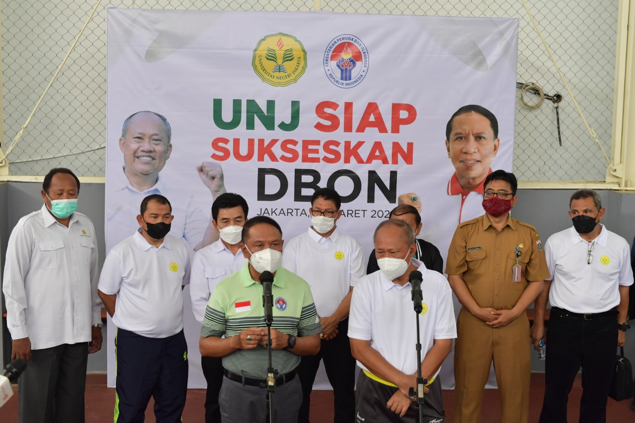 Menteri Pemuda dan Olahraga Republik Indonesia (Menpora RI) Zainudin Amali menyampaikan harapan besarnya usai meninjau fasilitas sarana dan prasarana olahraga yang ada di Fakultas Ilmu Keolahragaan Universitas Negeri Jakarta (FIK UNJ) yang telah ditetapka