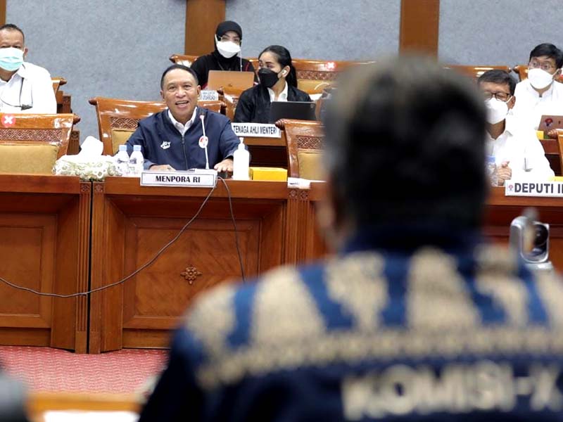 Menpora Amali Jelaskan Kesiapan Indonesia Jadi Tuan Rumah Asean Para Games 2022 ke Komisi X DPR RI