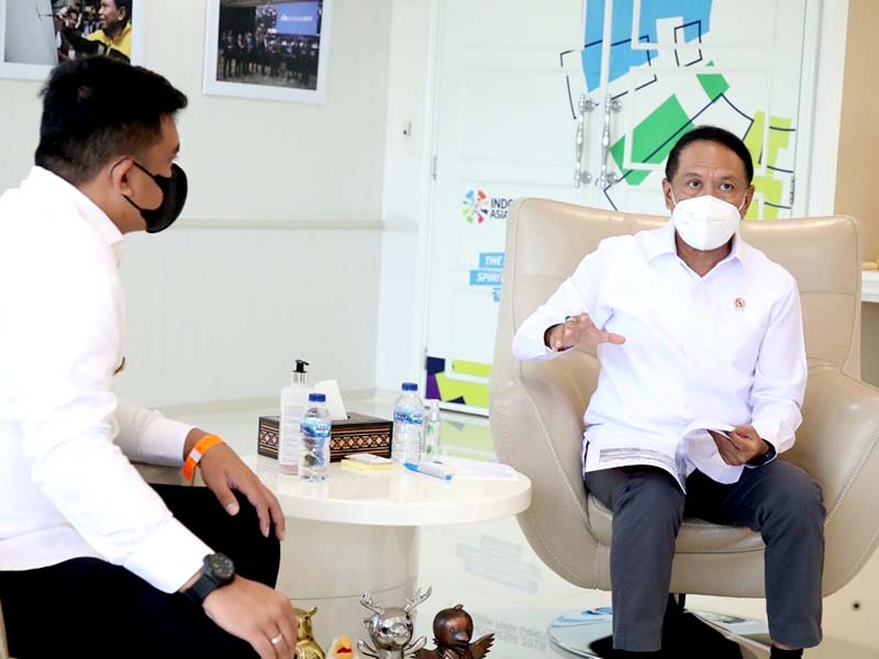 Menpora Amali Terima Kunjungan Wali Kota Medan Bobby Nasution