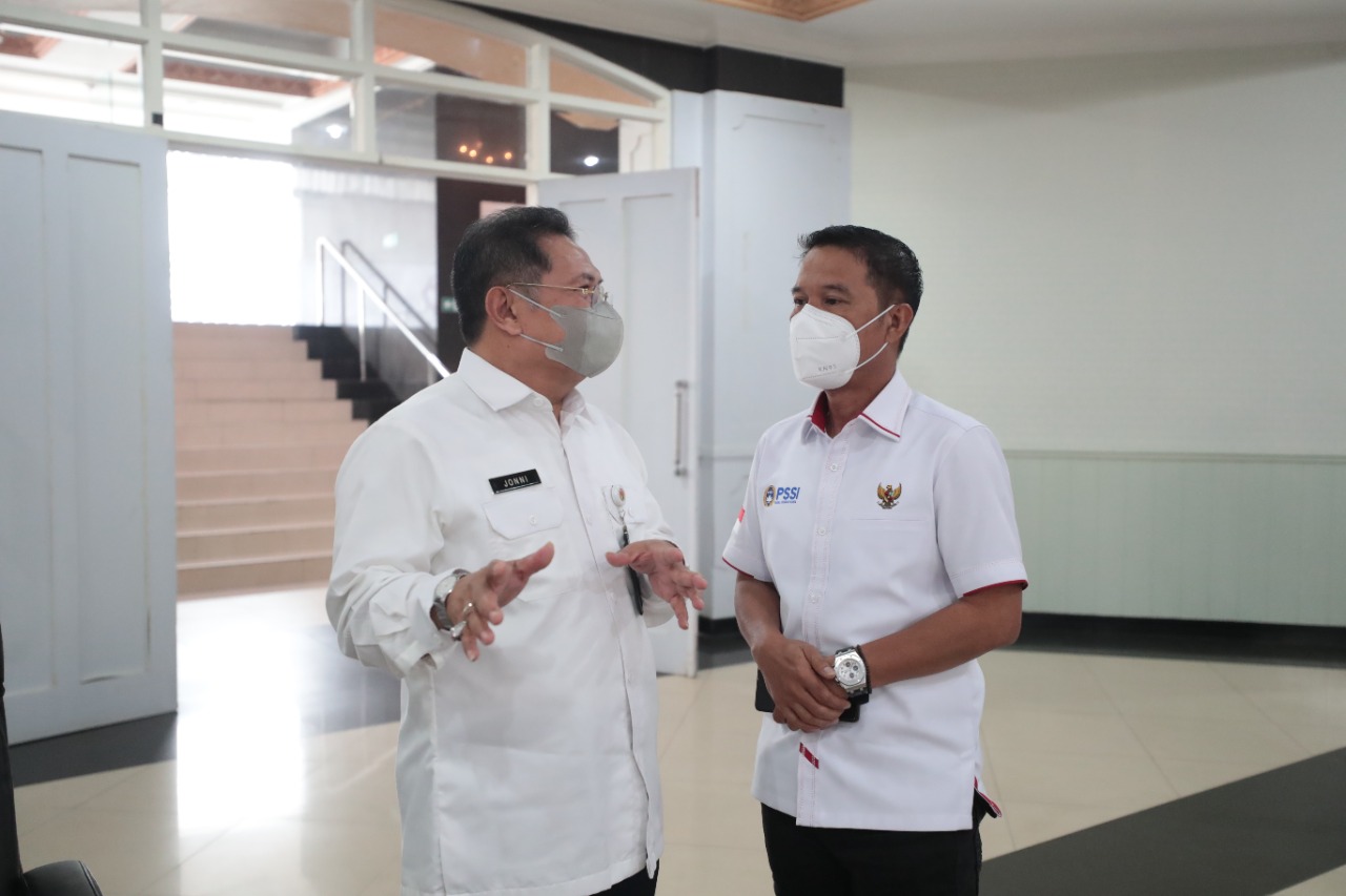 Kementerian Pemuda dan Olahraga Republik Indonesia (Kemenpora RI) terus memberikan dukungan untuk PSSI dalam rangka mempersiapkan Indonesia untuk menjadi tuan rumah penyelenggaraan Piala Dunia FIFA U-20 tahun 2023 mendatang.(foto:rayki/kemenpora.go.id)