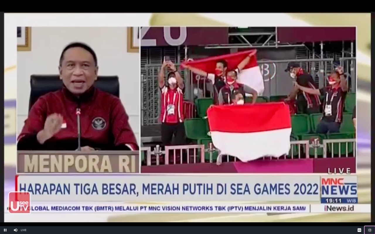 Menteri Pemuda dan Olahraga Republik Indonesia (Menpora RI) Zainudin Amali mengatakan bahwa SEA Games 2021 Vietnam sudah memulai menerapkan paradigma baru tentang pembinaan prestasi olahraga Indonesia. (foto:putra/kemenpora.go.id)