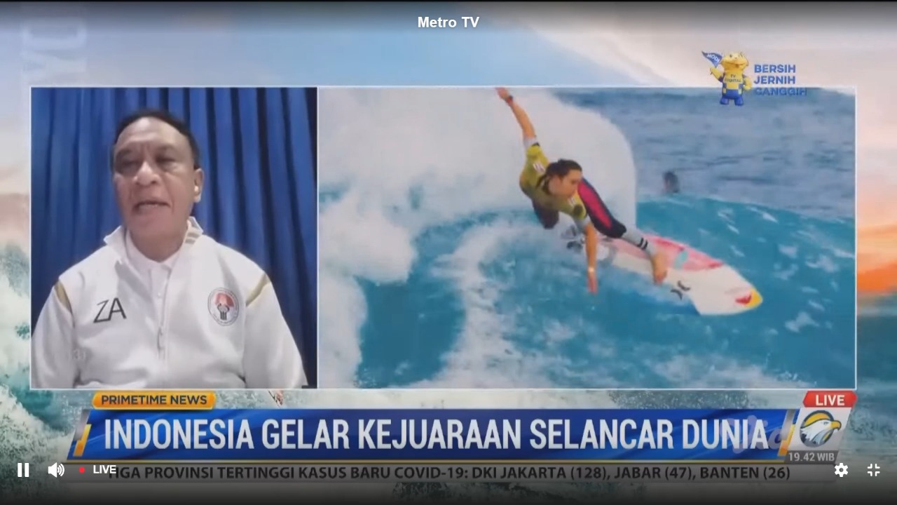 Menteri Pemuda dan Olahraga Republik Indonesia (Menpora RI) Zainudin Amali menilai sangat tepat Indonesia menjadi tuan rumah kejuaraan dunia World Surfing League (WSL) Championship Tour di Pantai Plengkung (G-Land) Banyuwangi, terlebih Indonesia sedang ba