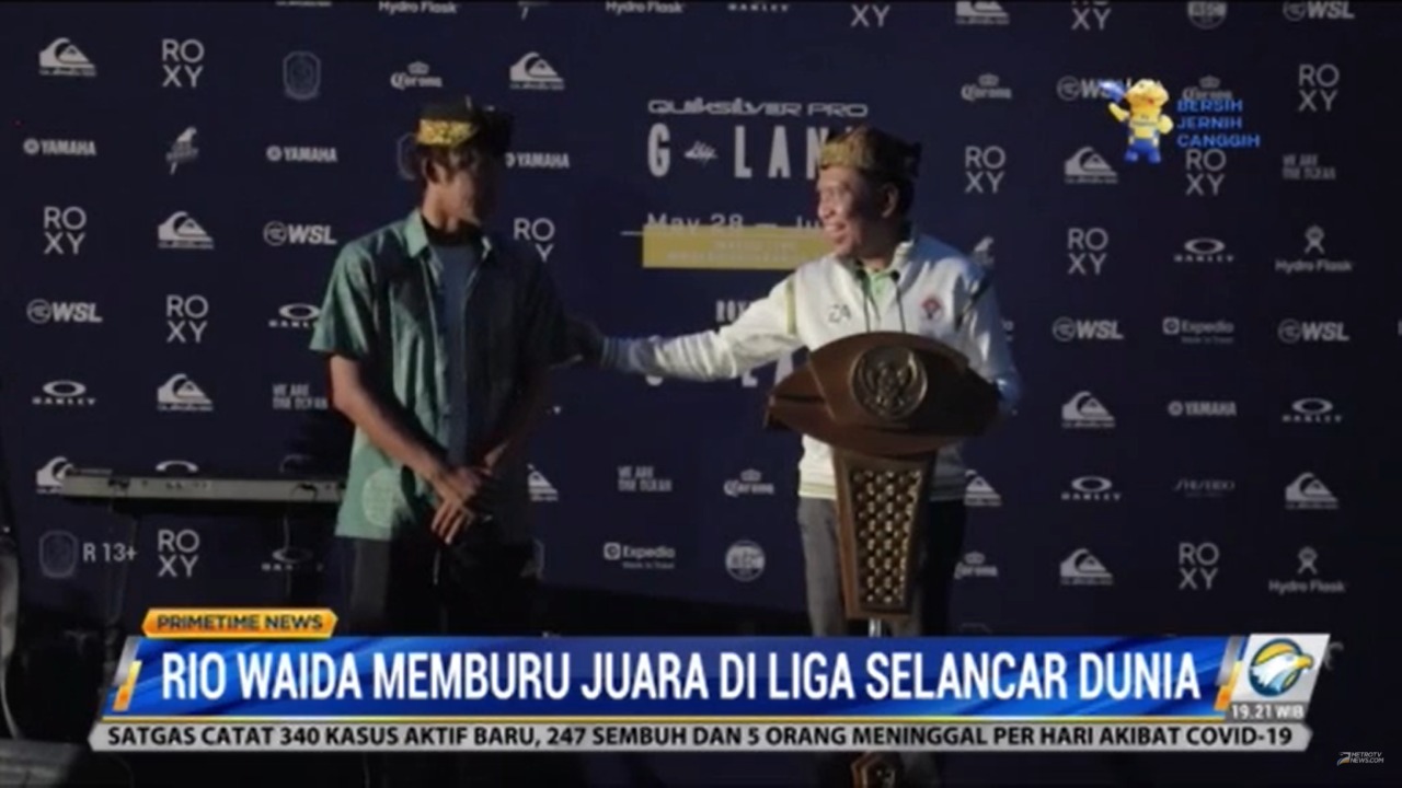 Menteri Pemuda dan Olahraga Republik Indonesia (Menpora RI) Zainudin Amali berharap agar atlet surfing Rio Waida lolos kualifikasi Olimpiade Paris 2024 mendatang. Selain itu Menpora Amali juga meminta agar Pengurus Besar Persatuan Selancar Ombak Indonesia