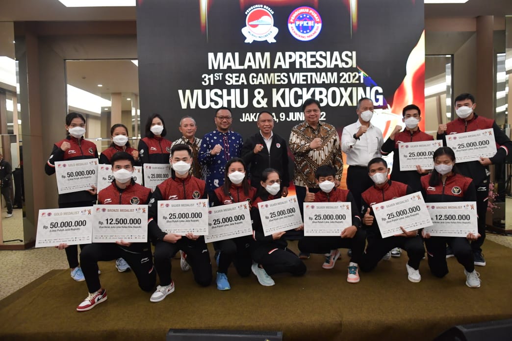 Menteri Pemuda dan Olahraga Republik Indonesia (Menpora RI) Zainudin Amali menyampaikan raihan membanggakan cabang wushu dan kickboxing di SEA Games ke-31 tahun 2021 Vietnam merupakan hasil dari penerapan Perpres Nomor 86 tentang Desain Besar Olahraga Nas