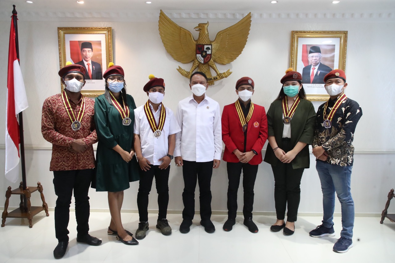 Menteri Pemuda dan Olahraga Republik Indonesia (Menpora RI) Zainudin Amali memberikan apresiasi atas pelaksanaan Kongres Nasional XXXII dan Majelis Permusyawaratan Anggota (MPA) XXXI Pengurus Pusat Perhimpunan Mahasiswa Katolik Republik Indonesia (PP PMKR
