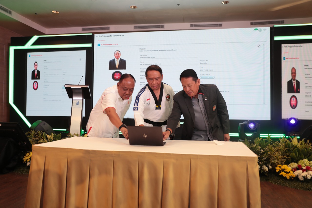 Menteri Pemuda dan Olahraga Republik Indonesia (Menpora RI) Zainudin Amali memberikan apresiasi dan merasa bangga dengan terobosan dari Pengurus Besar Taekwondo Indonesia (PBTI) yang telah meluncurkan sistem digitalisasi taekwondo Indonesia dengan melahir