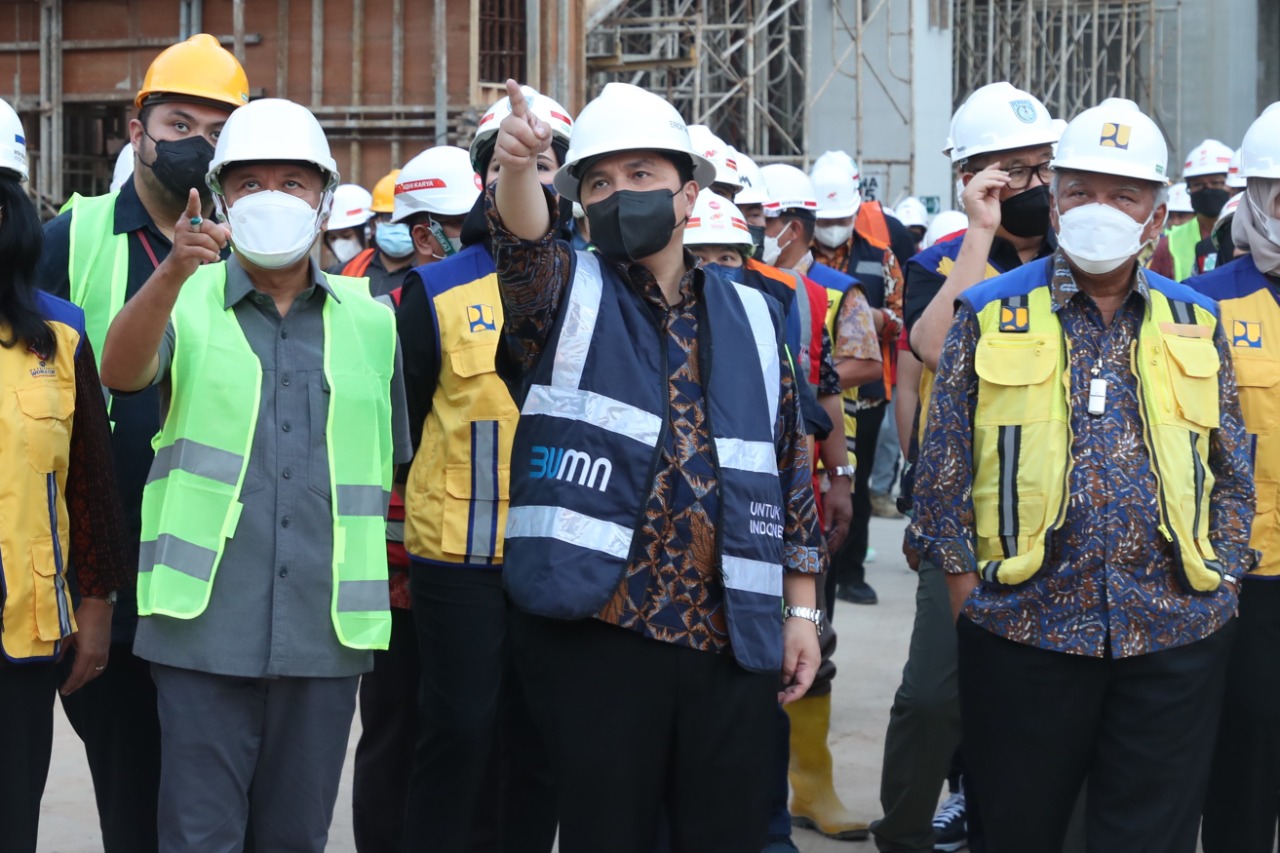 Menteri Badan Usaha Milik Negara (BUMN) Erick Thohir menilai, proyek Pembangunan Indoor Multifunction Stadium (IMS) di kawasan Komplek Olahraga Gelora Bung Karno (GBK) menjadi wujud keseriusan pemerintah dalam membangun dan meningkatkan prestasi olahraga 