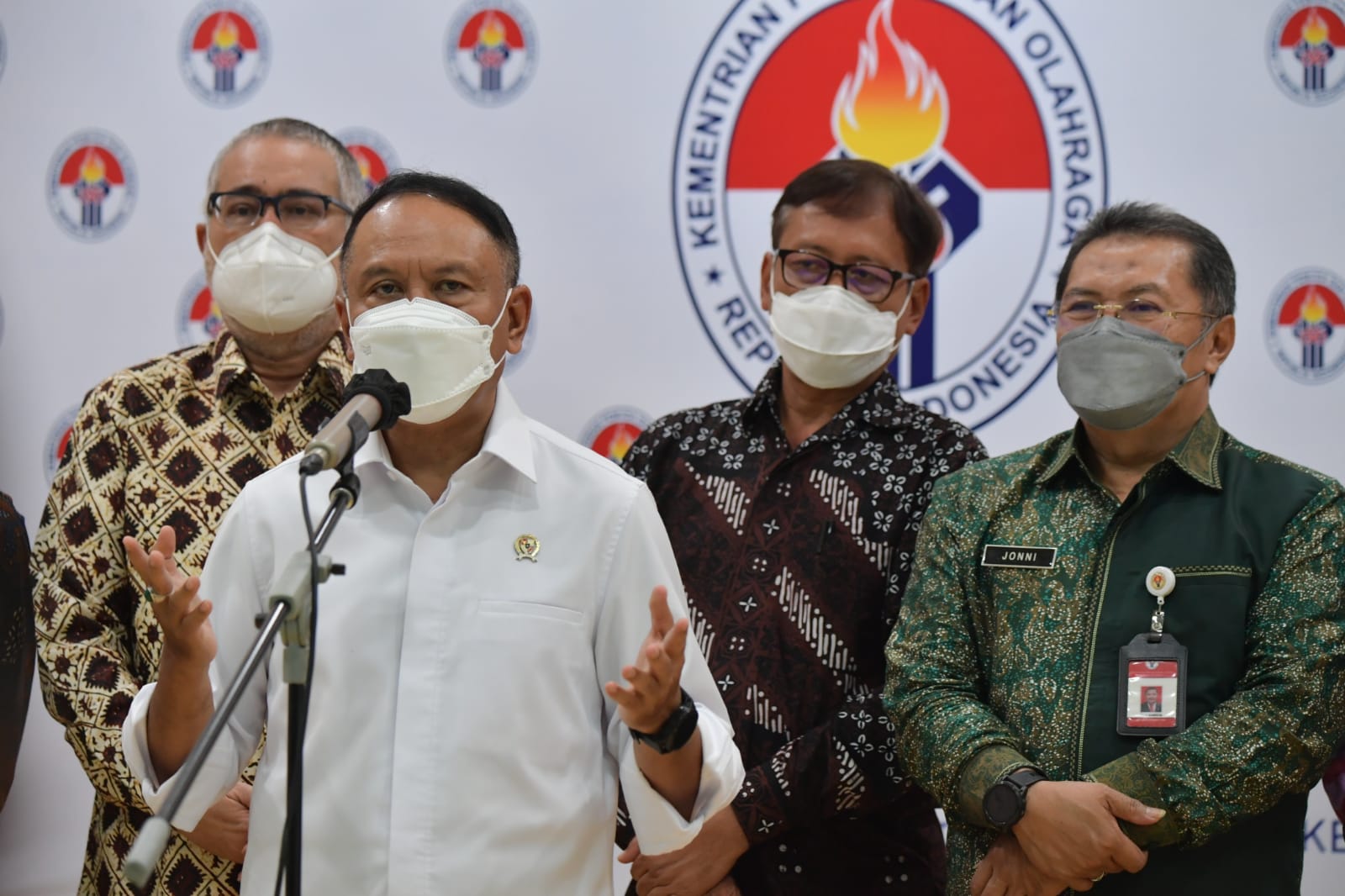 Menteri Pemuda dan Olahraga Republik Indonesia (Menpora RI) Zainudin Amali mengungkap kunci kesuksesan Kemenpora kembali meraih predikat opini Wajar Tanpa Pengecualian (WTP) dari Badan Pemeriksa Keuangan (BPK) RI tiga tahun secara berturut-turut sejak tah