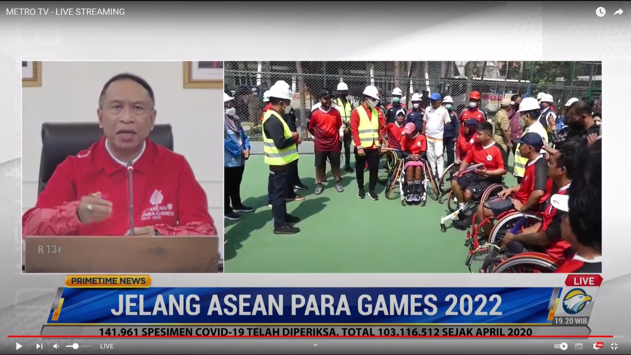 Menteri Pemuda dan Olahraga Republik Indonesia (Menpora RI) Zainudin Amali telah sejak awal menyampaikan bahwa pelaksanaan Asean Para Games Solo 2022, pemerintah menargetkan empat sukses yang harus dapat diraih. Empat sukses itu yakni sukses penyelenggara