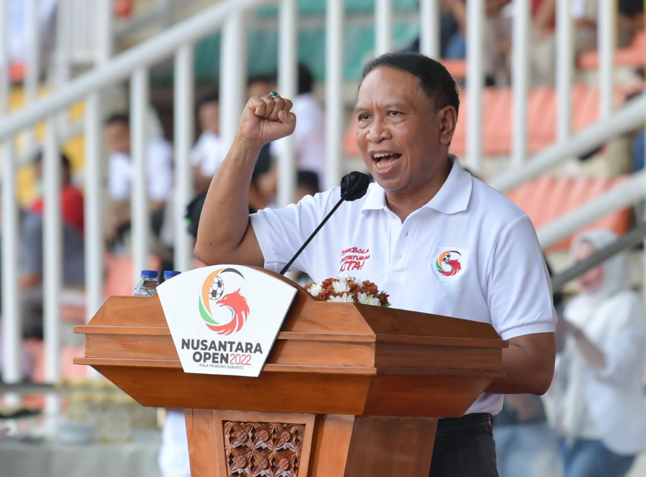 Menteri Pemuda dan Olahraga Republik Indonesia (Menpora RI) Zainudin Amali secara resmi menutup Turnamen Sepakbola U-16 Nusantara Open 2022. Menpora Amali juga sangat mengapresiasi turnamen yang dilaksanakan dari tanggal 16 Juli hingga 1 Agustus 2022 yang