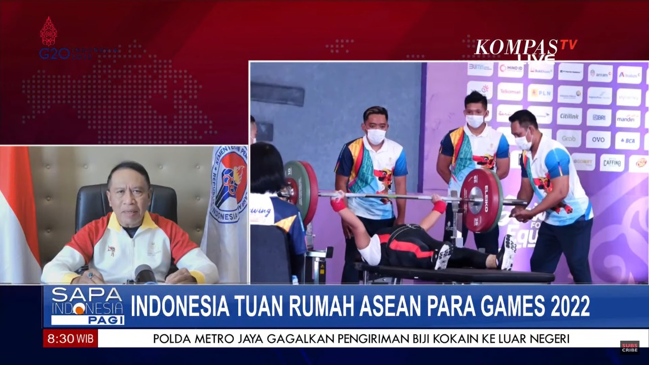 Beberapa perkembangan dan hasil membanggakan yang di raih atlet Para Indonesia baik di level regional maupun dunia tak lepas dari pendekatan- pendekatan masif dan sederhana yang dilakukan pemerintah melalui Menpora Amali.(foto:bagus/kemenpora.go.id)