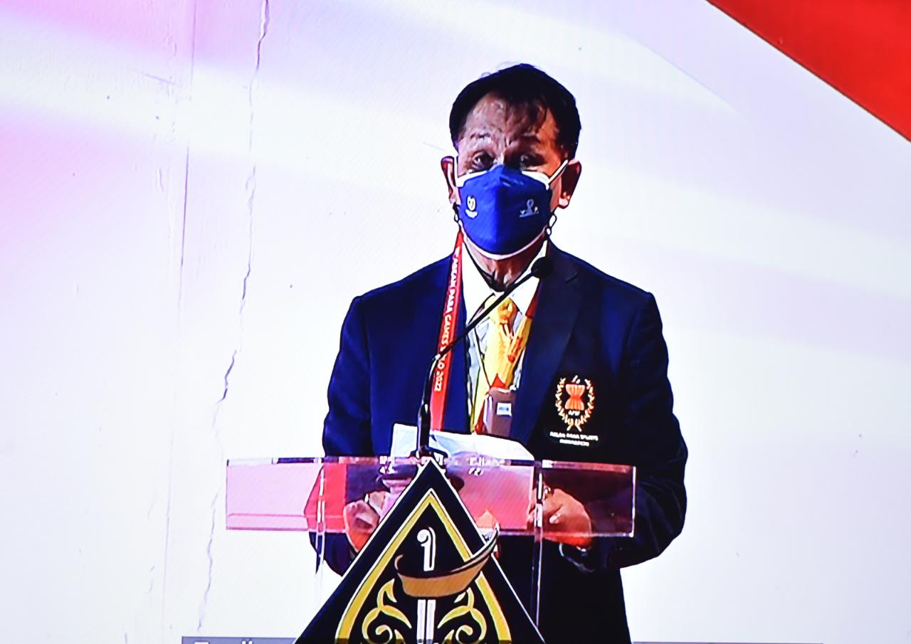 Presiden Asean Para Sport Federation (ASPF) Osoth Bhavilai sangat terkesan dengan penyelenggaraan Asean Para Games Solo 2022. Dia juga memuji keramahan masyarakat Solo. Sikap tersebut ternyata membekas dihatinya.(foto:bagus/kemenpora.go.id)