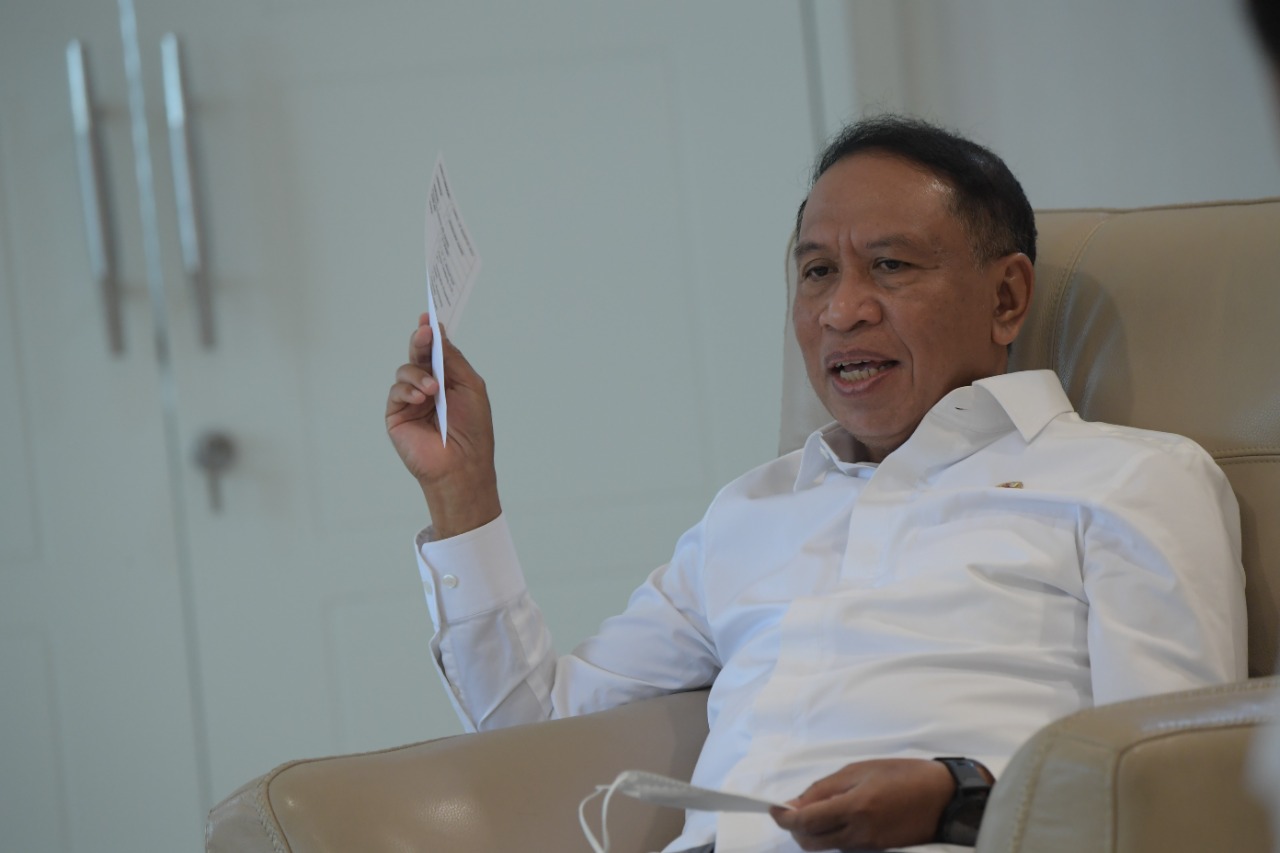 Menteri Pemuda dan Olahraga Republik Indonesia (Menpora RI) Zainudin Amali menyampaikan peringatan Hari Olahraga Nasional (Haornas) ke-39 pada tanggal 9 September mendatang, menjadi momentum untuk kelanjutan semangat mendorong cita-cita besar prestasi ban