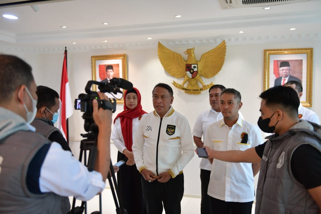 Menteri Pemuda dan Olahraga Republik Indonesia (Menpora RI) Zainudin Amali mengapresiasi penyelenggaraan Liga Golf Jakarta 2022 yang diselenggarakan oleh Persatuan Golf Indonesia (PGI) DKI Jakarta.(foto:bagus/kemenpora.go.id)