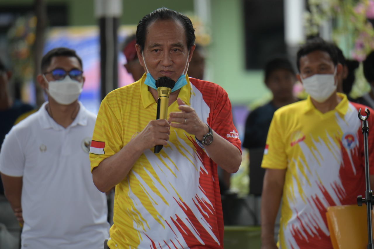 Ketua Umum Pengurus Pusat Barisan Atlet Veteran Tenis Indonesia BAVETI (PP BAVETI) Theo L. Sambuaga menyampaikan rasa terima kasihnya kepada Menpora Amali. Rasa terima kasih  itu ia nilai sebagai apresiasi dari Menpora Amali yang konsisten memperhatikan d