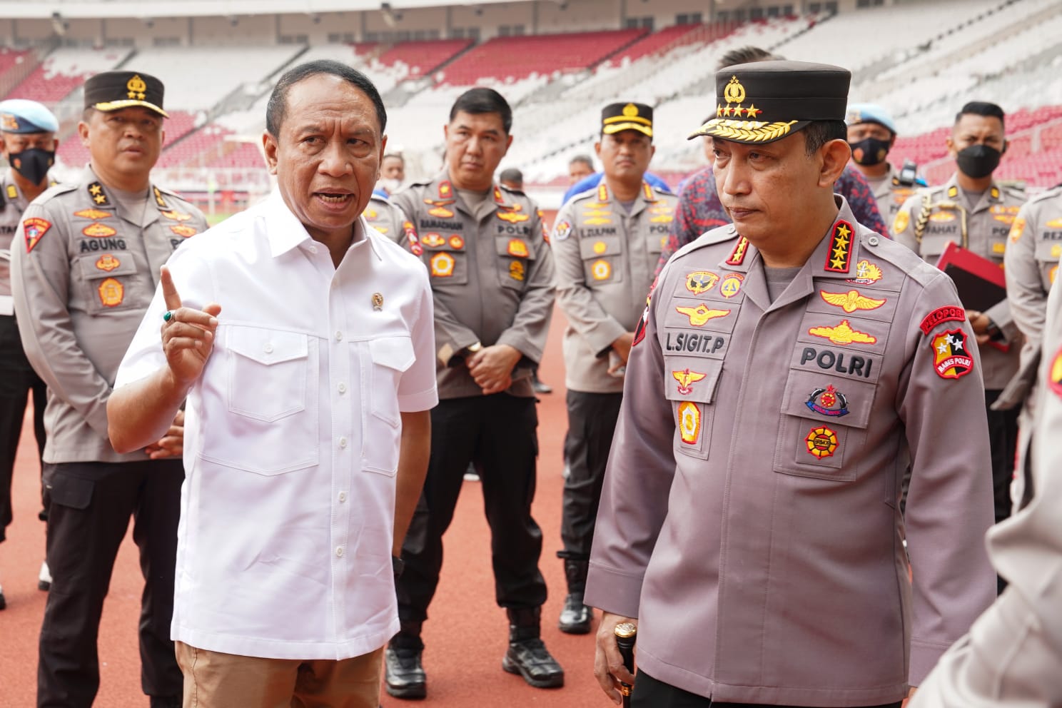 Menteri Pemuda dan Olahraga Republik Indonesia (Menpora RI) Zainudin Amali berharap tim nasional Indonesia bisa menjadi juara pada AFF Mitsubishi Electric Cup 2022.(foto: egan/kemenpora.go.id)