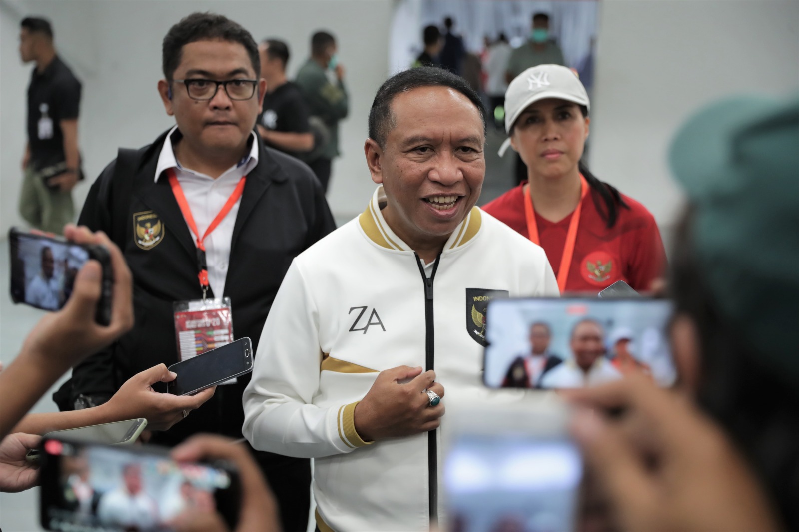 Menteri Pemuda dan Olahraga Republik Indonesia (Menpora RI) Zainudin Amali berharap hasil Mini Turnamen dijadikan pelajaran yang baik Timnas Indonesia untuk di Piala Asia 1-18 Maret di Uzbekistan mendatang.(foto:raiky/kemenpora.go.id)