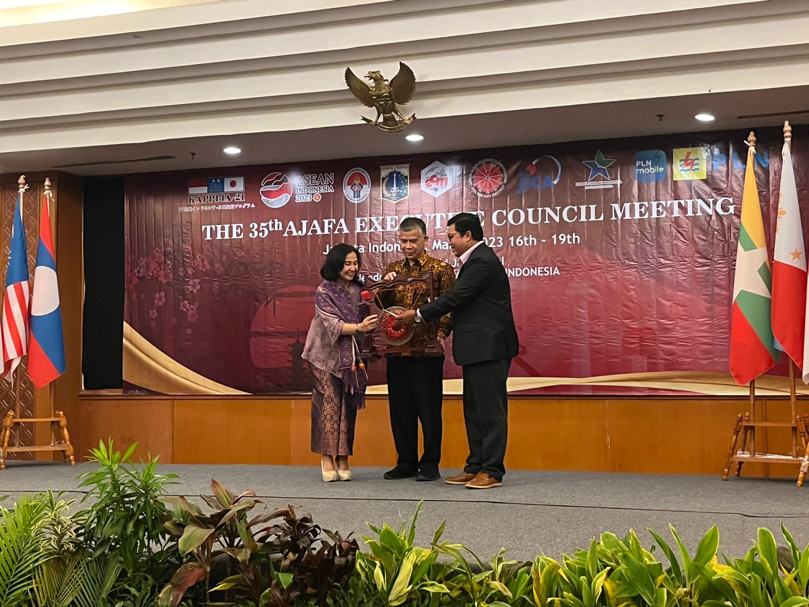 Kementerian Pemuda dan Olahraga Republik Indonesia (Kemenpora RI) mengapresiasi terselenggaranya The 35th ASEAN Japan Friendship Association (AJAFA) Executive Council Meeting di Hotel Grand Sahid Jaya, Jakarta,  pada 16-17 Maret 2023.(foto:istimewa)