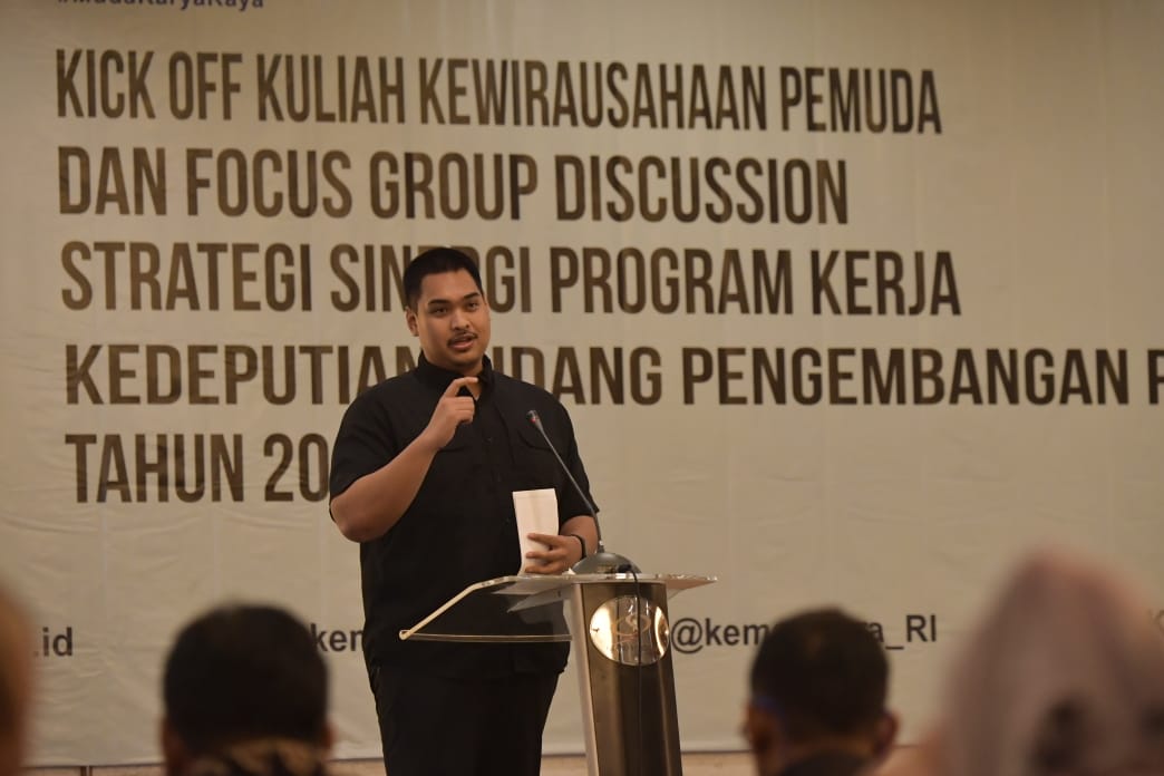 Menteri Pemuda dan Olahraga Republik Indonesia (Menpora RI) Dito Ariotedjo mengungkapkan bahwa keberhasilan pembangunan pemuda dapat diukur melalui indikator Indeks Pembangunan Pemuda (IPP). (foto: bagus/kemenpora.go.id)
