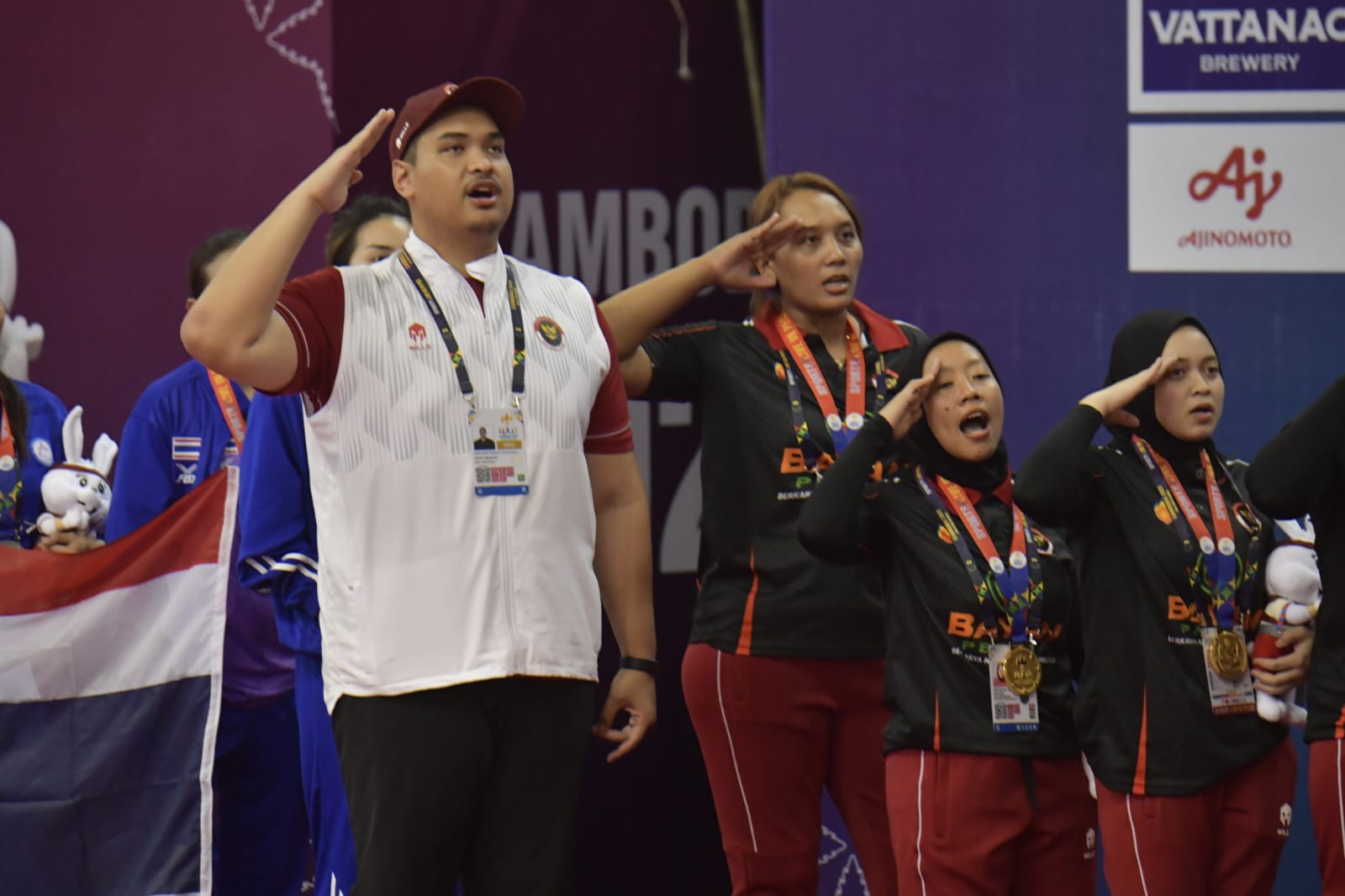 Menteri Pemuda dan Olahraga Republik Indonesia (Menpora RI) Dito Ariotedjo, merasa bangga kontingen Indonesia akhirnya juara umum di Asean Para Games (APG) 2023 Kamboja. Keberhasilan ini sekaligus membuktikan Indonesia berhasil hattrick juara umum di ajan