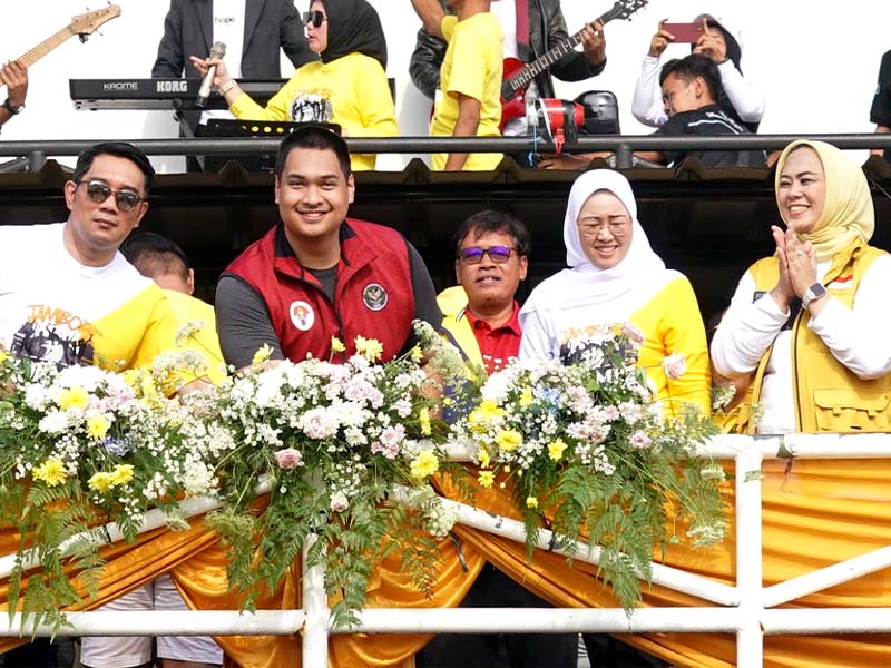 Menpora Dito Membuka secara Resmi Jambore Olahraga Masyarakat Purwakarta 2023