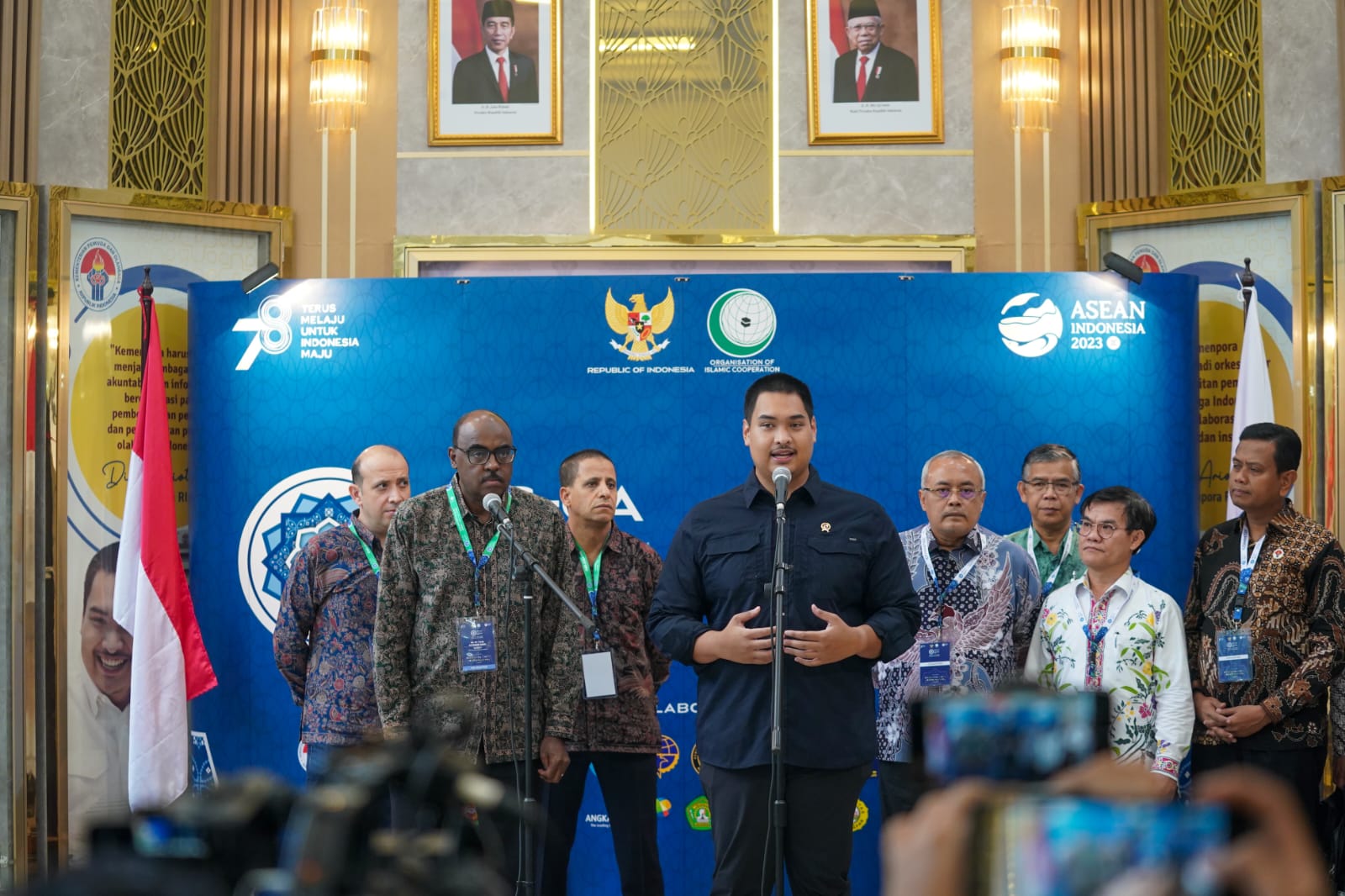 Menteri Pemuda dan Olahraga Republik Indonesia (Menpora RI) Dito Ariotedjo menyatakan Indonesia sebagai tuan rumah kegiatan dunia Organization Islamic Cooperation - Cultural Activity (OIC-CA) 2023 menjadi ajang diplomasi kepemudaan dan keolahragaan.(foto: