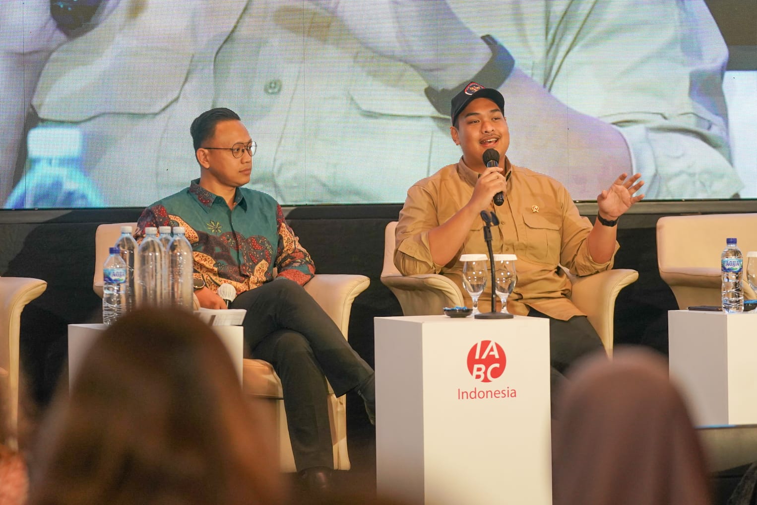 Menteri Pemuda dan Olahraga Republik Indonesia (Menpora RI) Dito Ariotedjo, menghadiri International Association of Business Communicators (IABC) Mid-Year Conference 2023 di The Westin Hotel, Jakarta, Jumat (14/7) sore.(foto:egan/kemenpora.go.id)