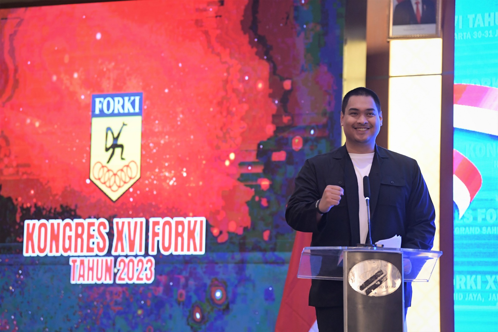 Menteri Pemuda dan Olahraga Republik Indonesia (Menpora RI) Dito Ariotedjo ingin cabang olahraga karate bisa berkontribusi di Asian Games 2022 (2023) Hangzhou. PB FORKI sebagai federasi diharap mampu menyiapkan atlet secara maksimal demi menyumbangkan med